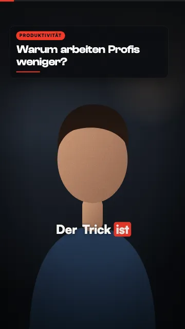 Seriös: Der ClipBro-Look: ruhige Leitfrage, Wort-Pops, Kapitel, dezente Treffer.